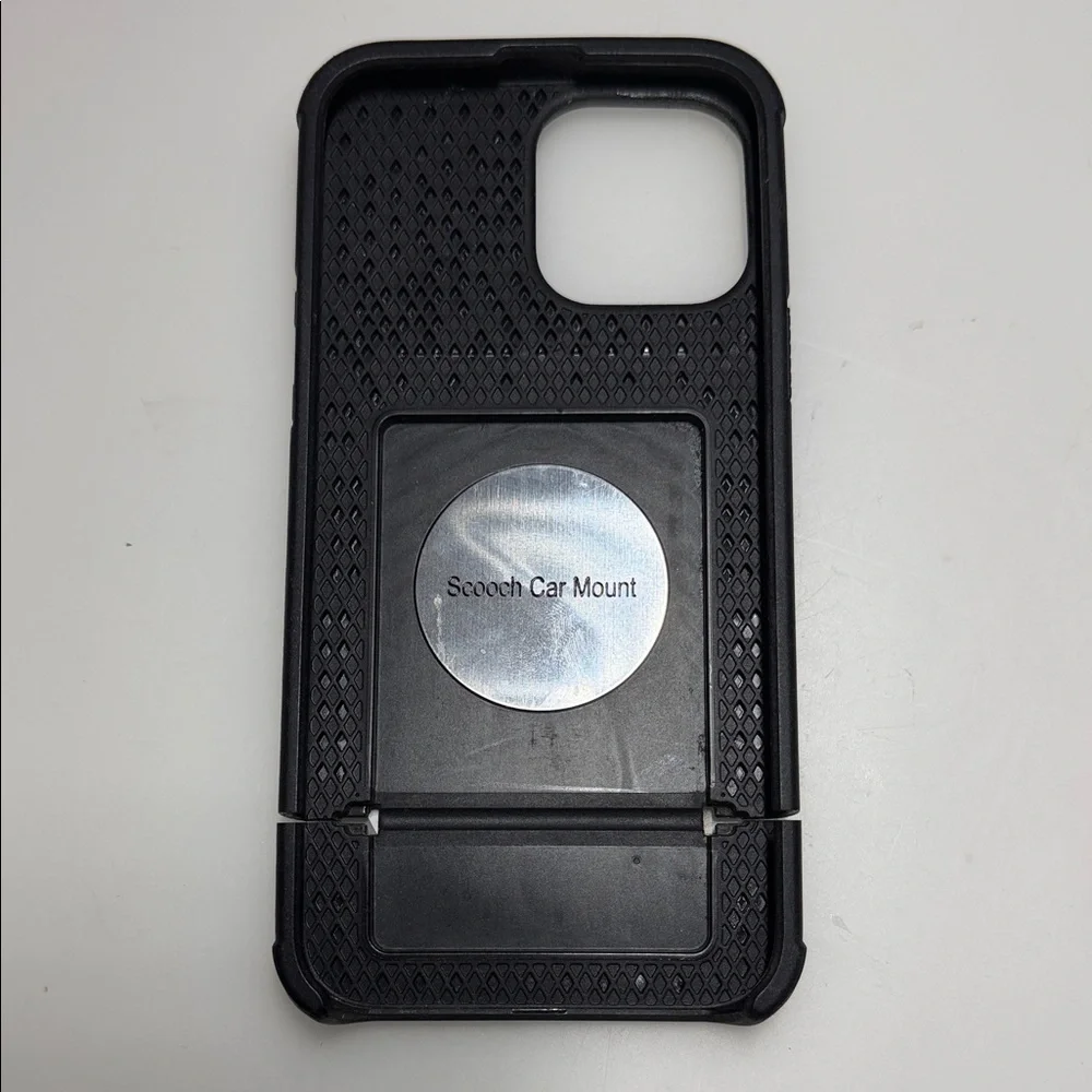 Scooch iPhone 13 Pro Max Case Card Holder Wallet Case credit card Black - Picture 7 of 8